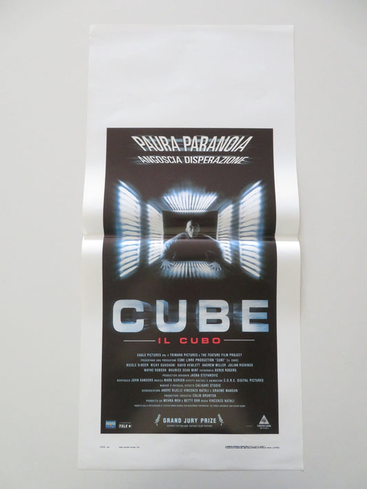 The Cube ITALIAN LOCANDINA POSTER NICOLE DE BOER NICKY GUADAGNI 1997 Movie posters