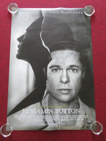 THE CURIOUS CASE OF BENJAMIN BUTTON - B US ONE SHEET ROLLED POSTER BRAD PITT 2008 Movie posters