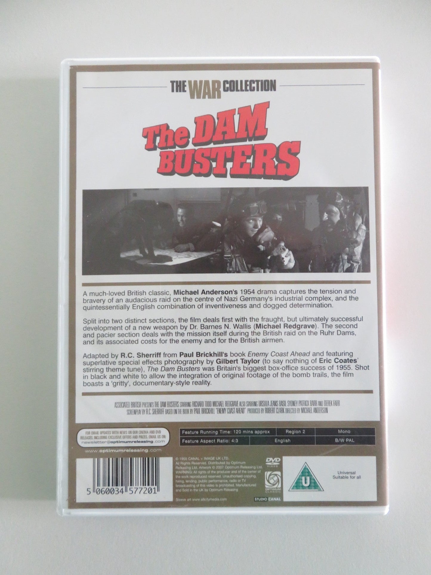 THE DAM BUSTERS (DVD) RICHARD TODD MICHAEL REDGRAVE 1955 REGION 2 Movie posters