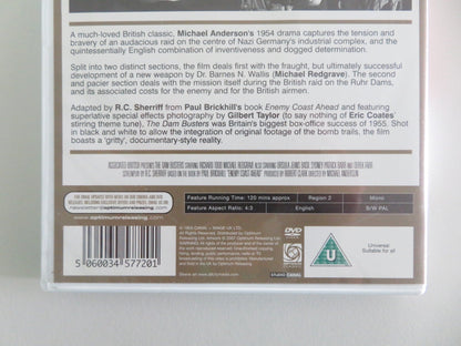 THE DAM BUSTERS (DVD) RICHARD TODD MICHAEL REDGRAVE 1955 REGION 2 Movie posters