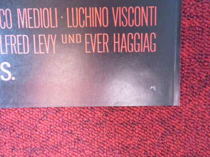 THE DAMNED GERMAN A1 POSTER FOLDED DIRK BOGARDE INGRID THULIN 1970 Rendezvous Cinema Movie posters