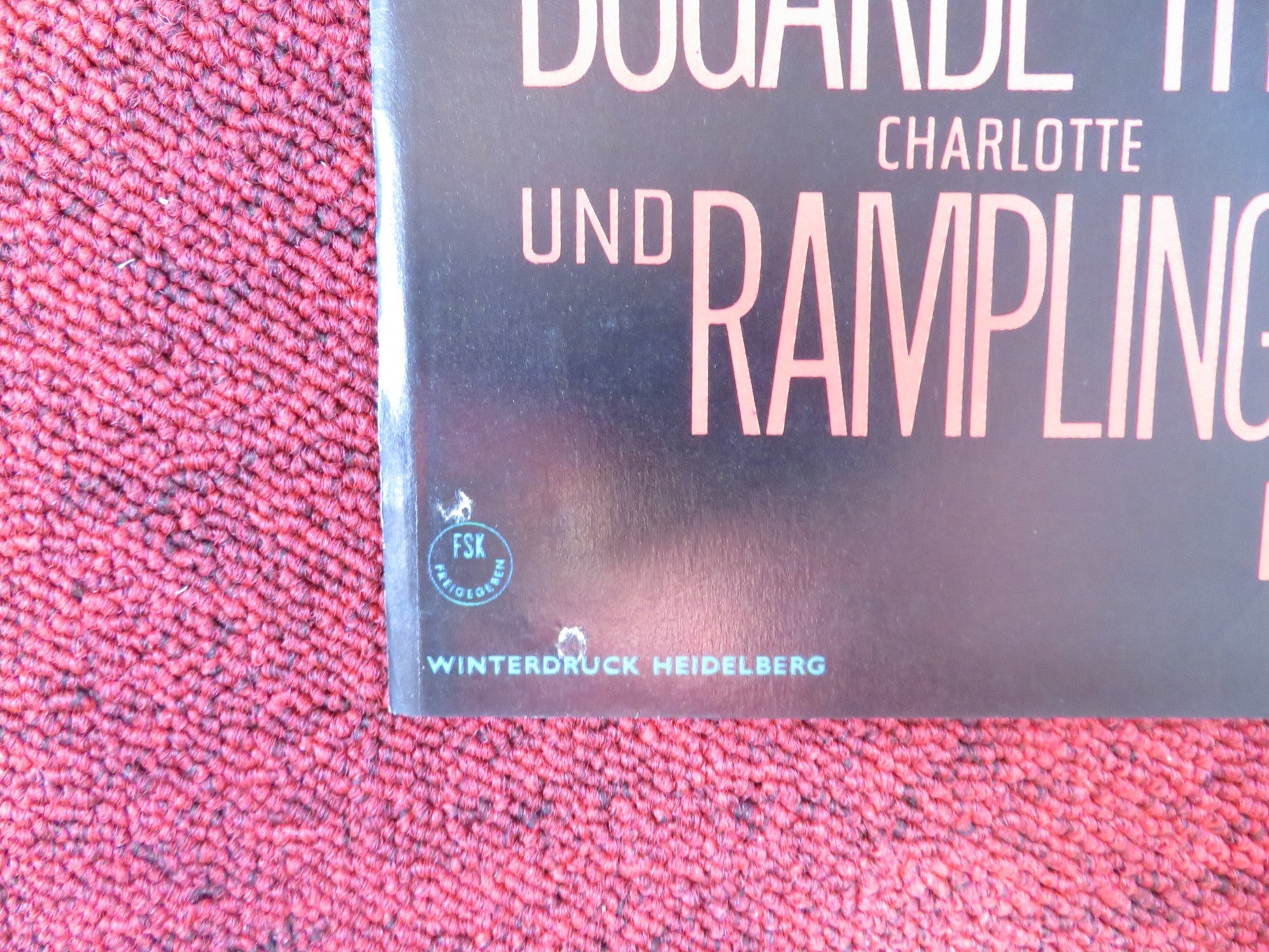 THE DAMNED GERMAN A1 POSTER FOLDED DIRK BOGARDE INGRID THULIN 1970 Rendezvous Cinema Movie posters