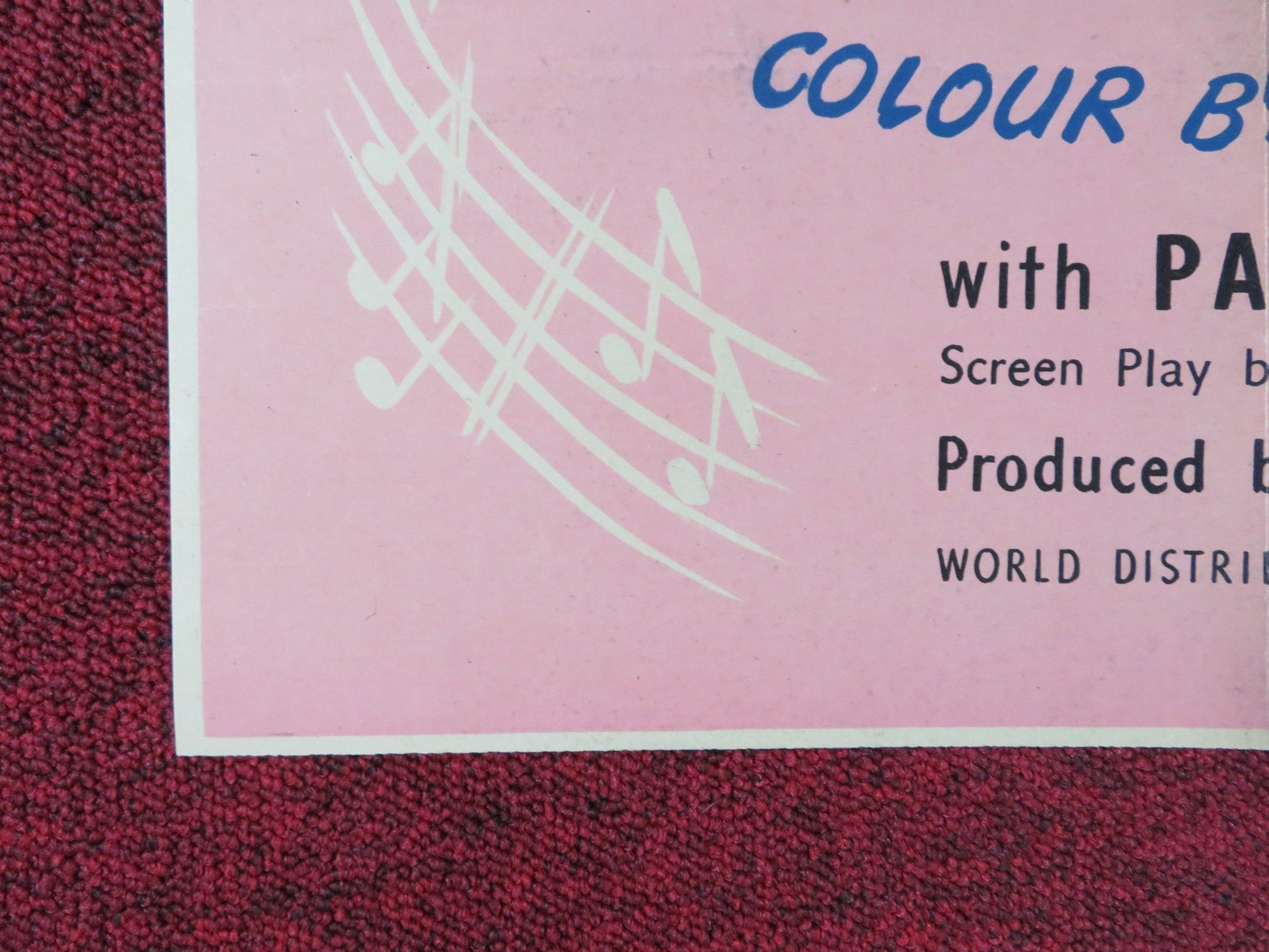 THE DANCING YEARS FOLDED UK ONE SHEET POSTER DENNIS PRICE GISELE PREVILLE 1950 Rendezvous Cinema Movie posters