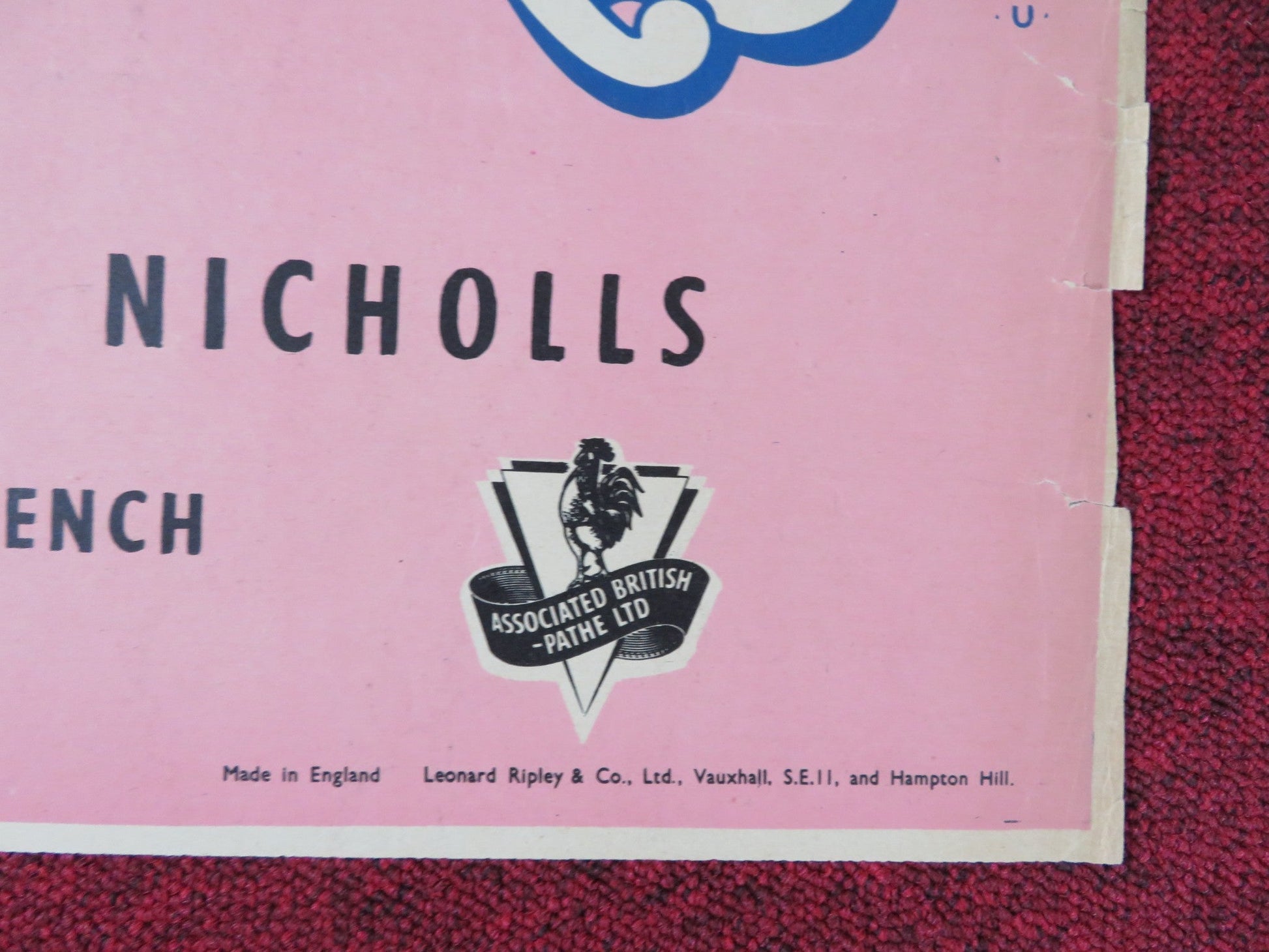 THE DANCING YEARS FOLDED UK ONE SHEET POSTER DENNIS PRICE GISELE PREVILLE 1950 Rendezvous Cinema Movie posters