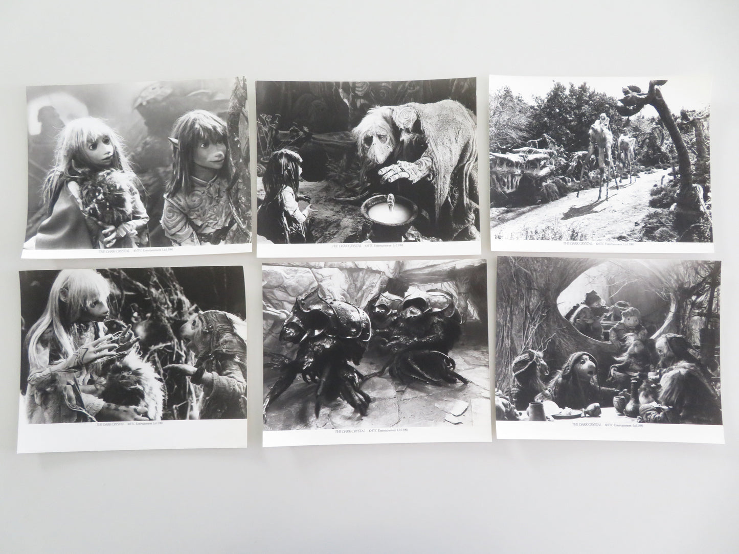 The Dark Crystal - B Movie Still Photo Lot Of 6 Jim Henson Frank Oz 1982 Movie posters