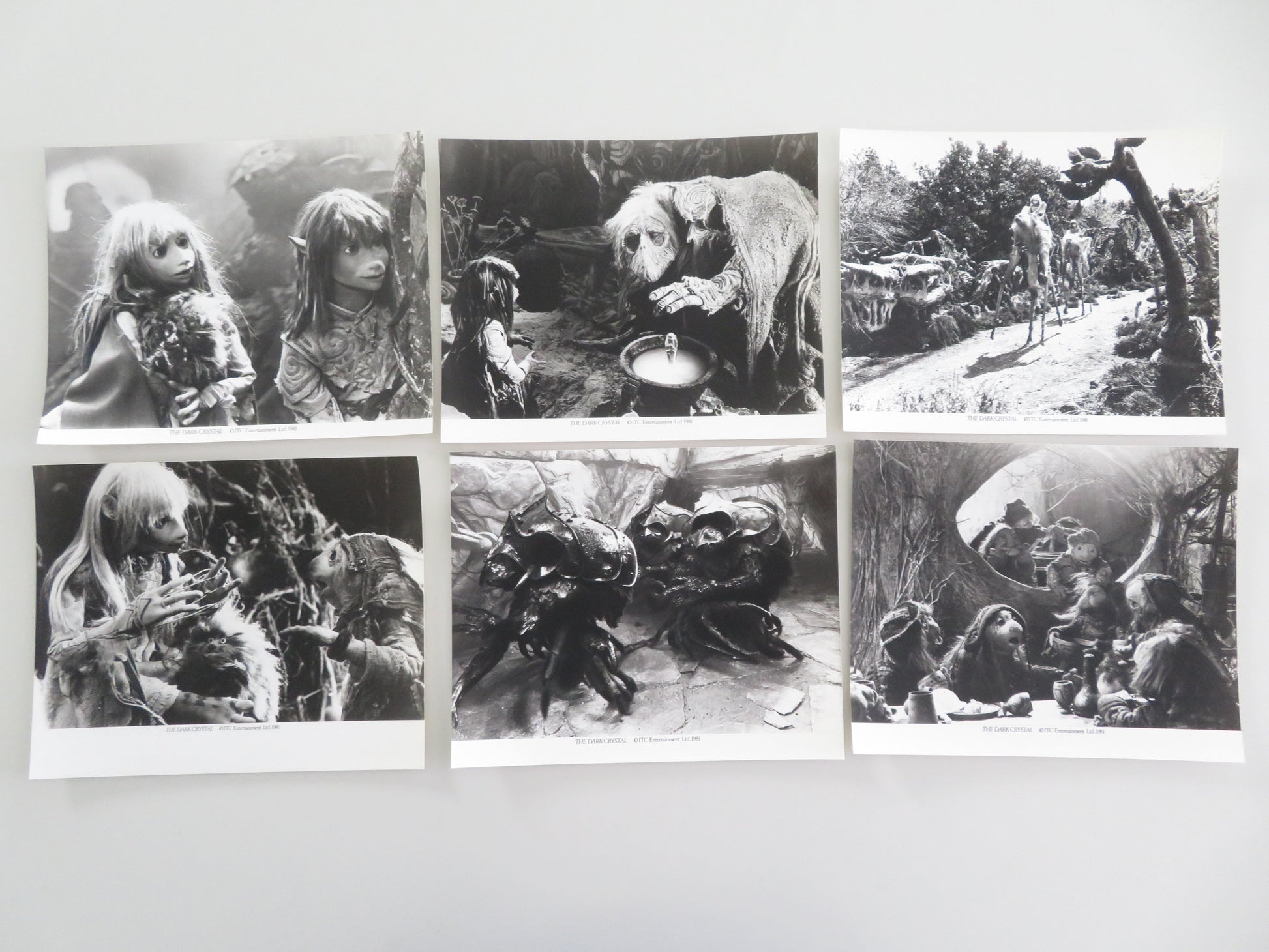 The Dark Crystal - B Movie Still Photo Lot Of 6 Jim Henson Frank Oz 1982 Movie posters