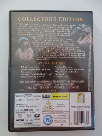 THE DARK CRYSTAL - COLLECTOR'S EDITION (DVD) JIM HENSON FRANK OZ 1982 REGION 2 Movie posters