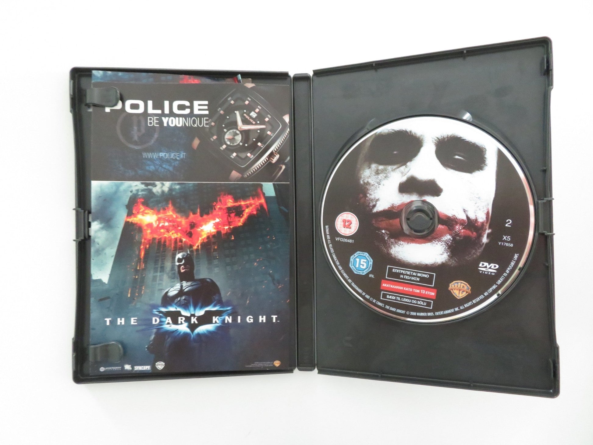THE DARK KNIGHT - TWO DISC SPECIAL EDITION (DVD) C. BALE H. LEDGER 2008 REGION 2 Movie posters