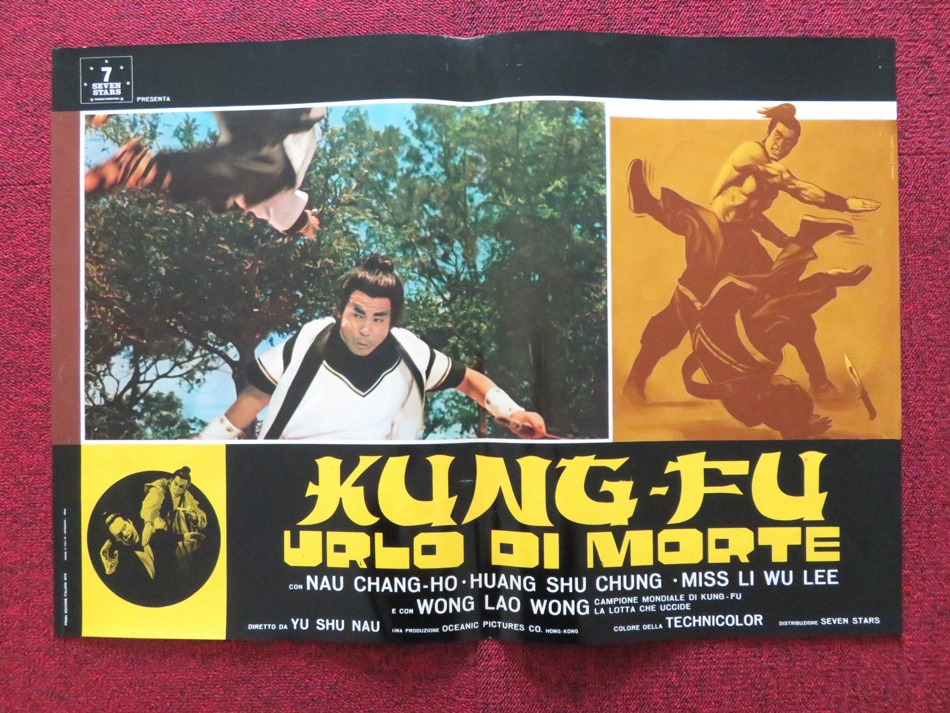 THE DARKEST SWORD ITALIAN FOTOBUSTA POSTER CHING - CHING CHANG PIN CHIANG 1973 Rendezvous Cinema Movie posters