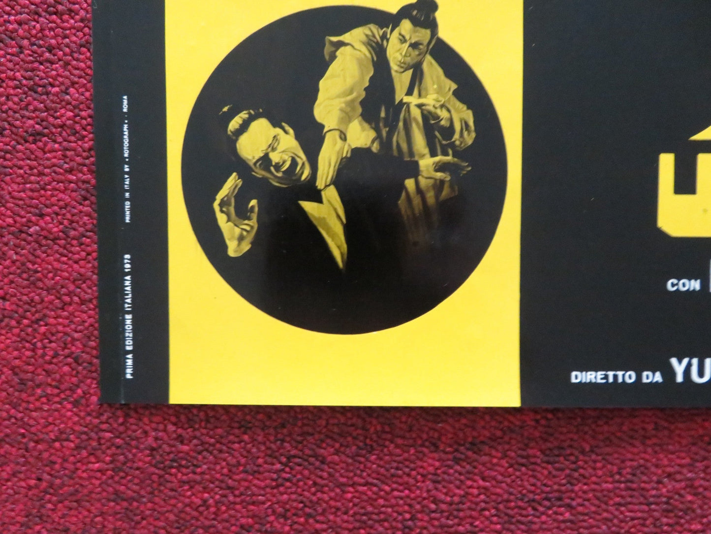 THE DARKEST SWORD ITALIAN FOTOBUSTA POSTER CHING - CHING CHANG PIN CHIANG 1973 Rendezvous Cinema Movie posters