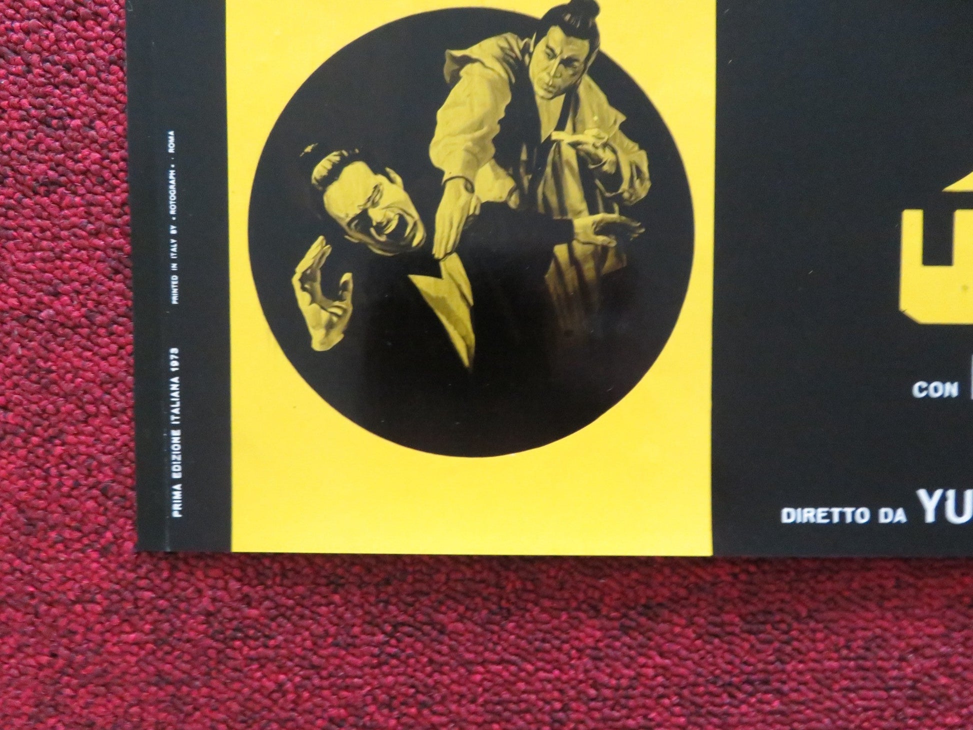 THE DARKEST SWORD ITALIAN FOTOBUSTA POSTER CHING - CHING CHANG PIN CHIANG 1973 Rendezvous Cinema Movie posters