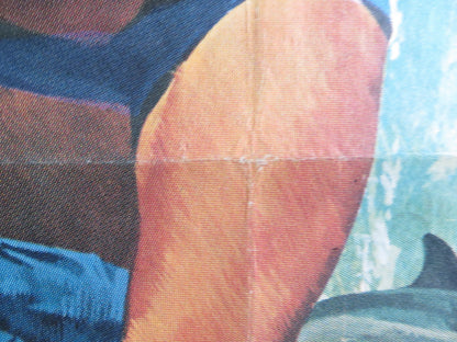 THE DAY OF THE DOLPHIN TURKISH POSTER ROLLED C. SCOTT TRISH VAN DEVERE 1977 Rendezvous Cinema Movie posters