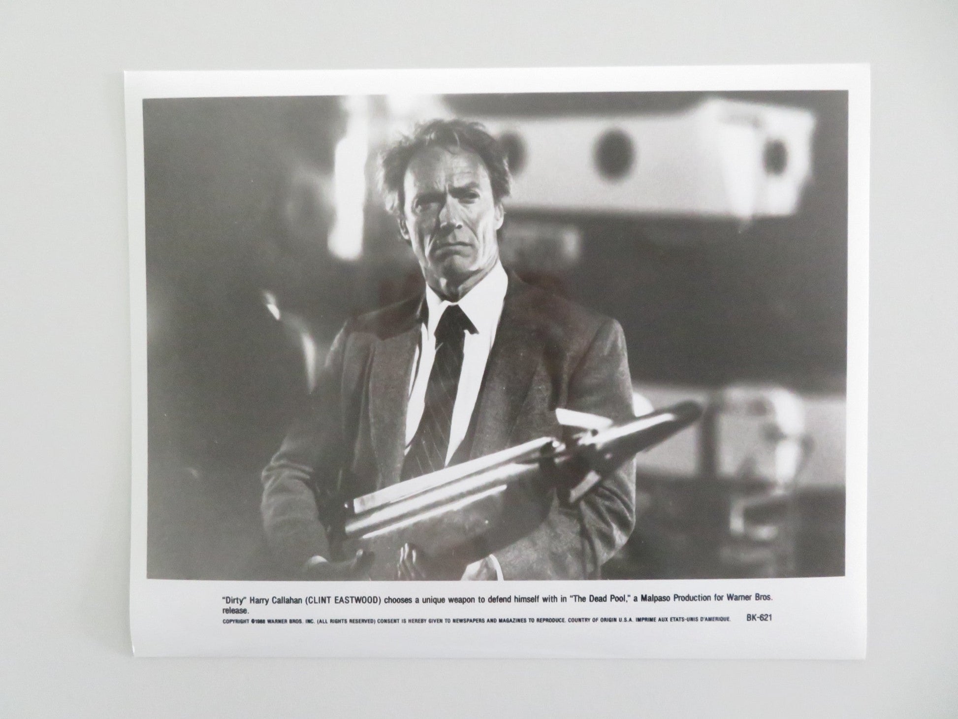 THE DEAD POOL BK - 621 - A MOVIE STILL PHOTO CLINT EASTWOOD 1988 Movie posters