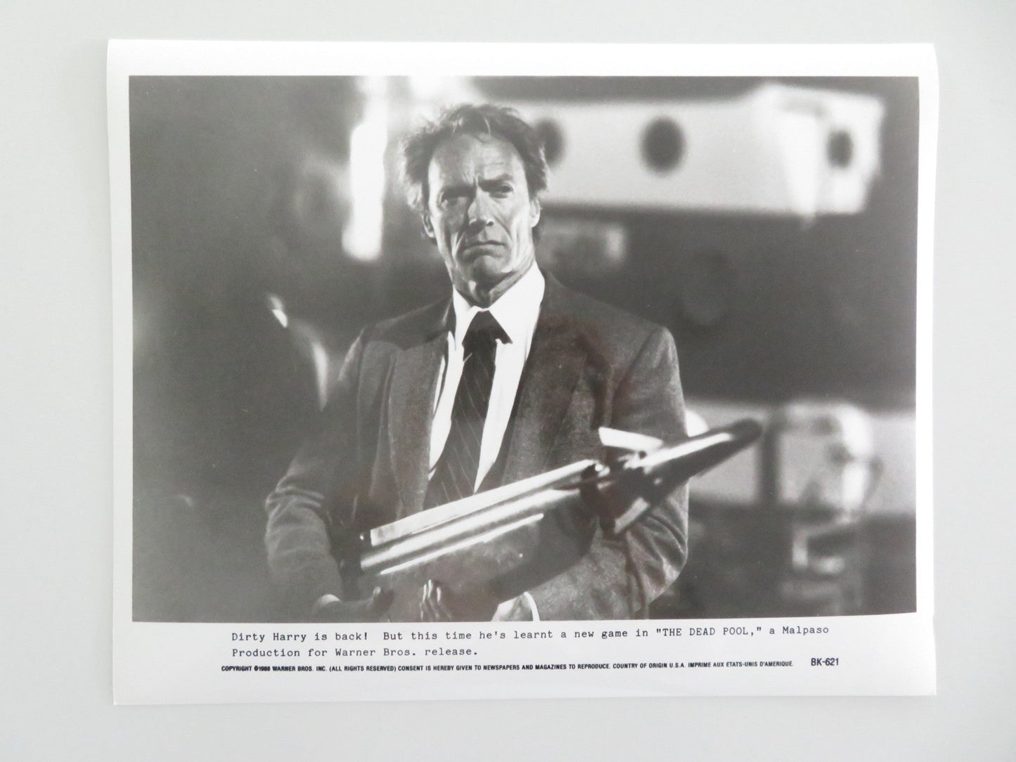 THE DEAD POOL BK - 621 - B MOVIE STILL PHOTO CLINT EASTWOOD 1988 Movie posters