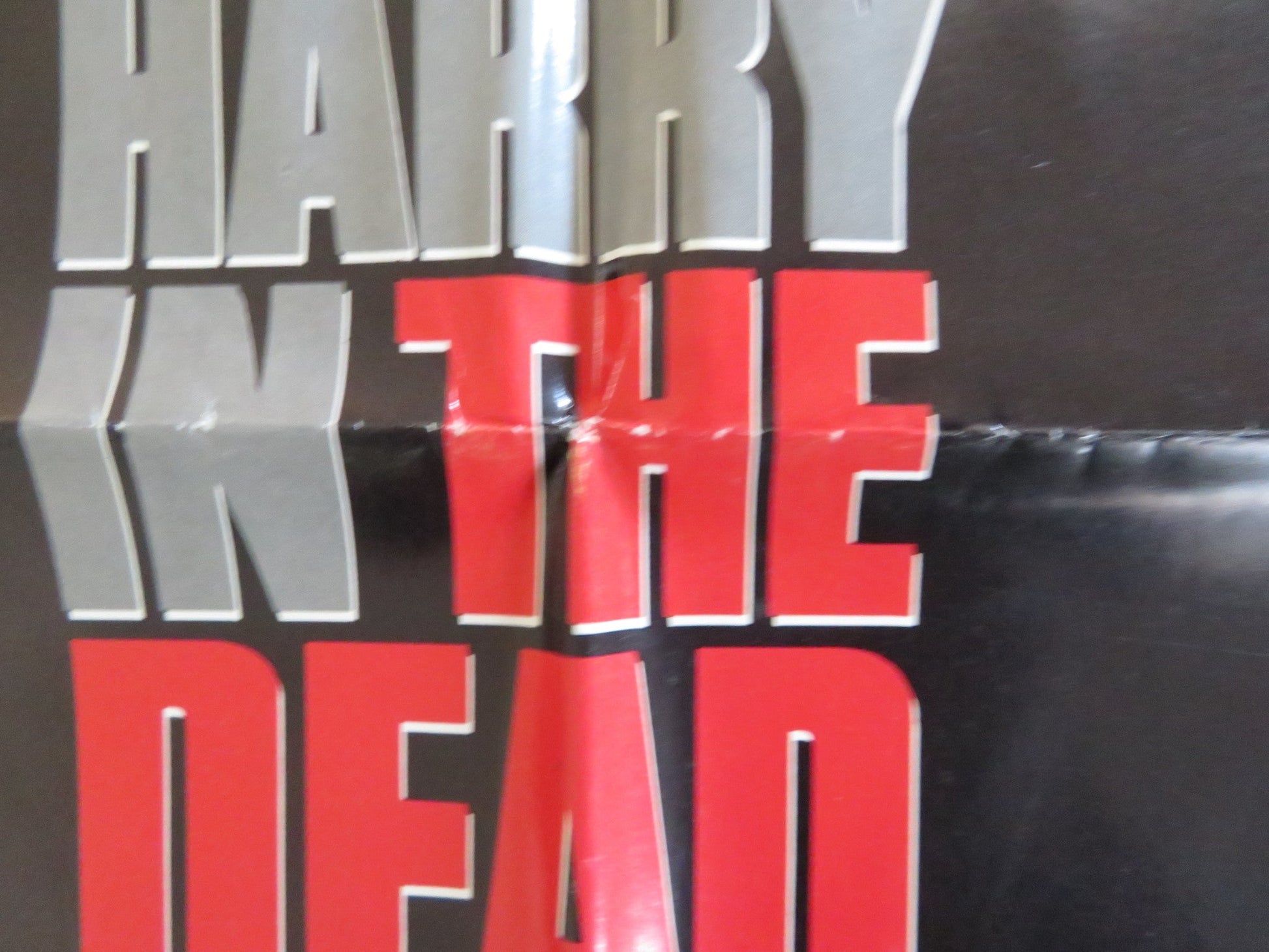 THE DEAD POOL FOLDED US ONE SHEET POSTER CLINT EASTWOOD LIAM NEESON 1988 Rendezvous Cinema Movie posters