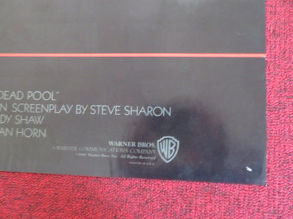 THE DEAD POOL FOLDED US ONE SHEET POSTER CLINT EASTWOOD LIAM NEESON 1988 Rendezvous Cinema Movie posters
