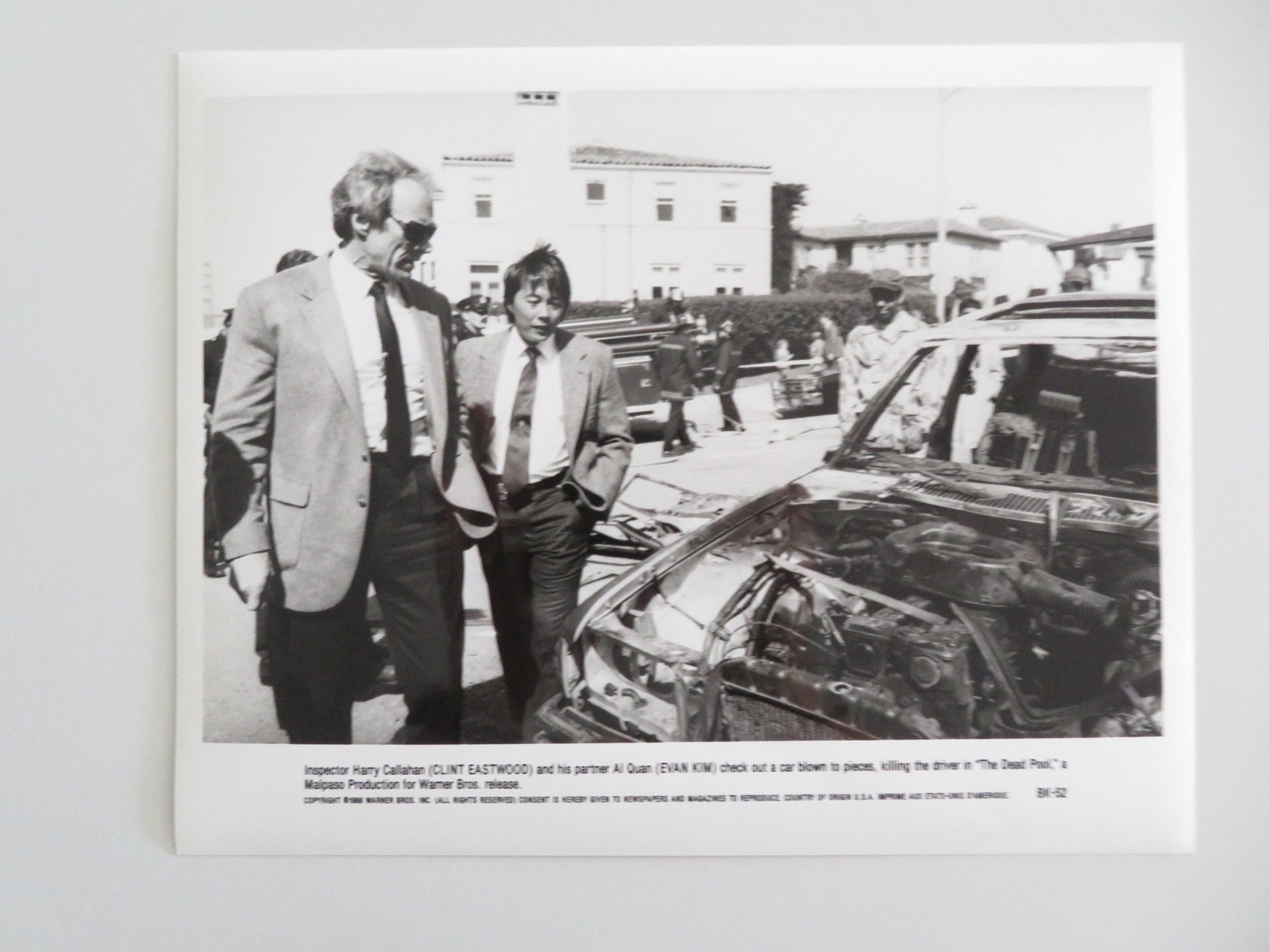 THE DEAD POOL MOVIE STILL PHOTO LOT OF 4 CLINT EASTWOOD PATRICIA CLARKSON 1988 Movie posters