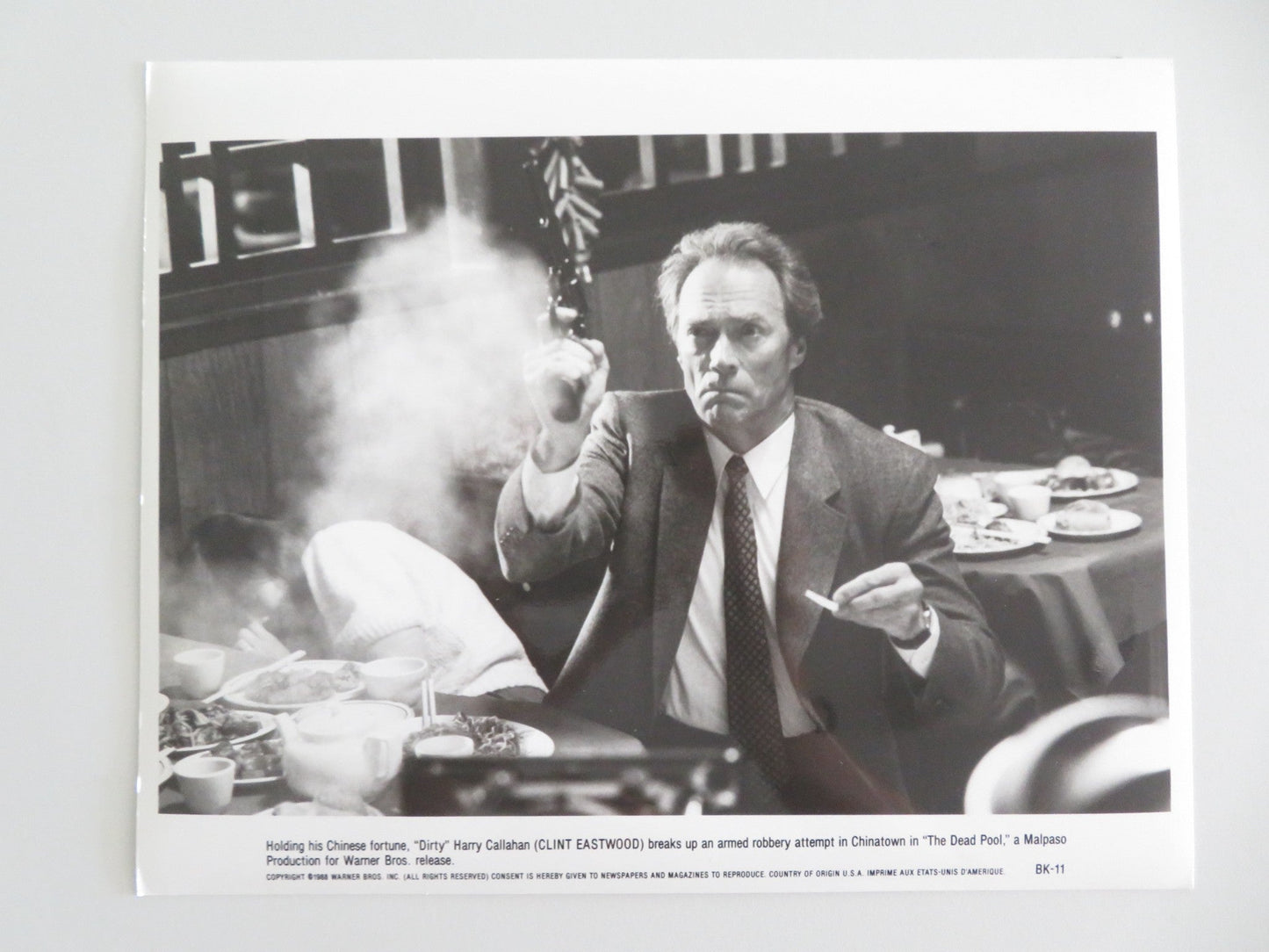 THE DEAD POOL MOVIE STILL PHOTO LOT OF 4 CLINT EASTWOOD PATRICIA CLARKSON 1988 Movie posters