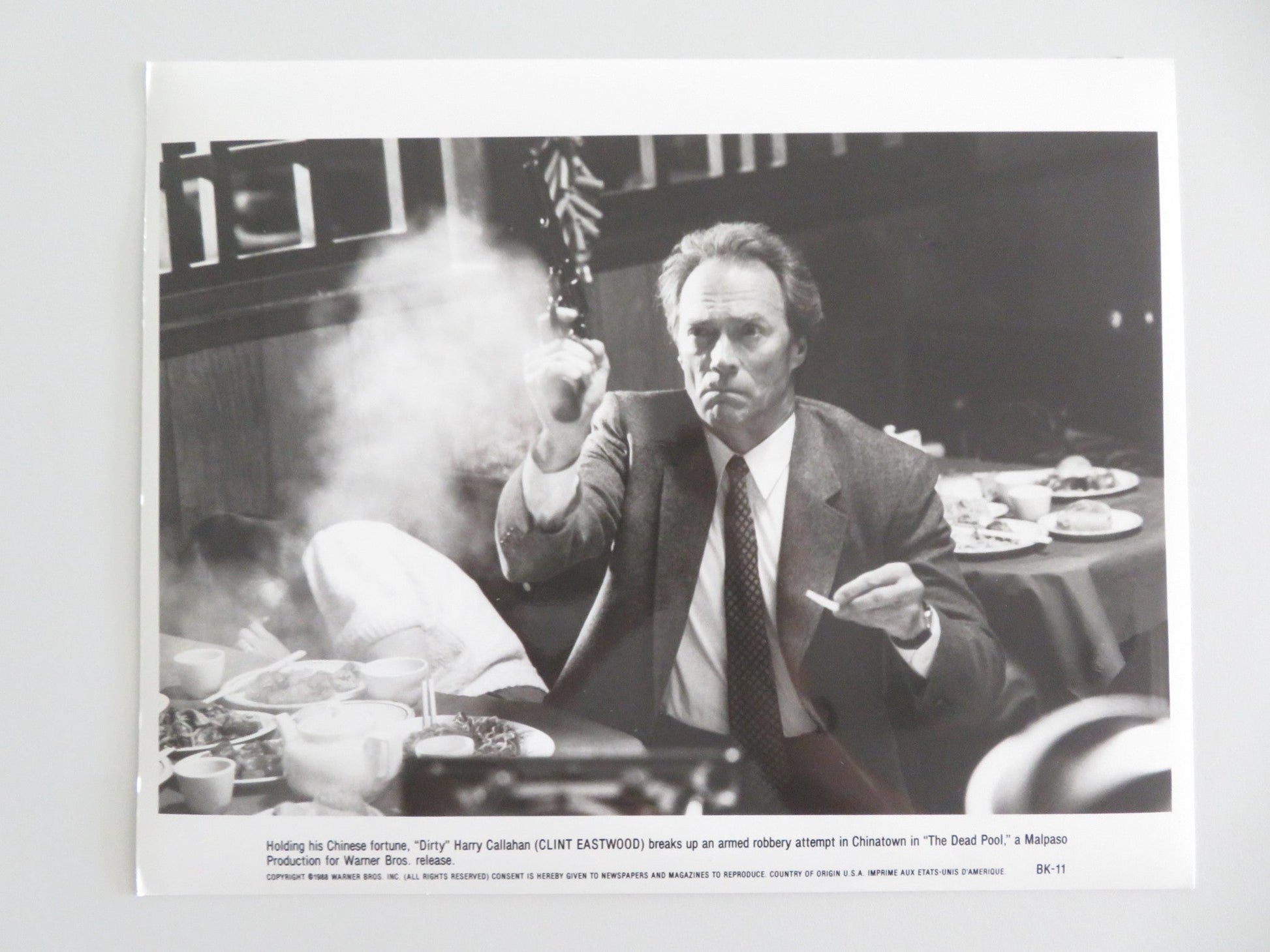 THE DEAD POOL MOVIE STILL PHOTO LOT OF 4 CLINT EASTWOOD PATRICIA CLARKSON 1988 Movie posters