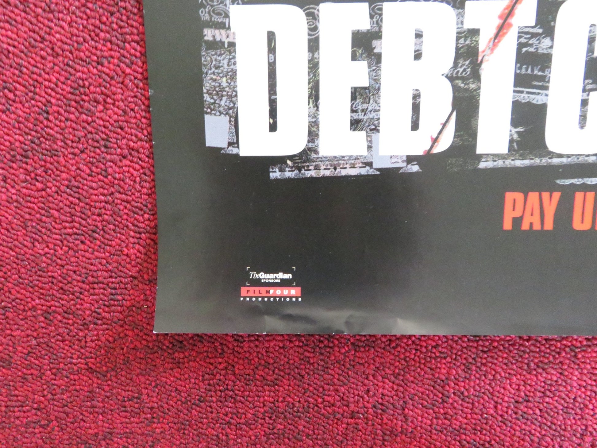 THE DEBT COLLECTOR VHS VIDEO POSTER BILLY CONNOLLY KEN STOTT 1999 Rendezvous Cinema Movie posters