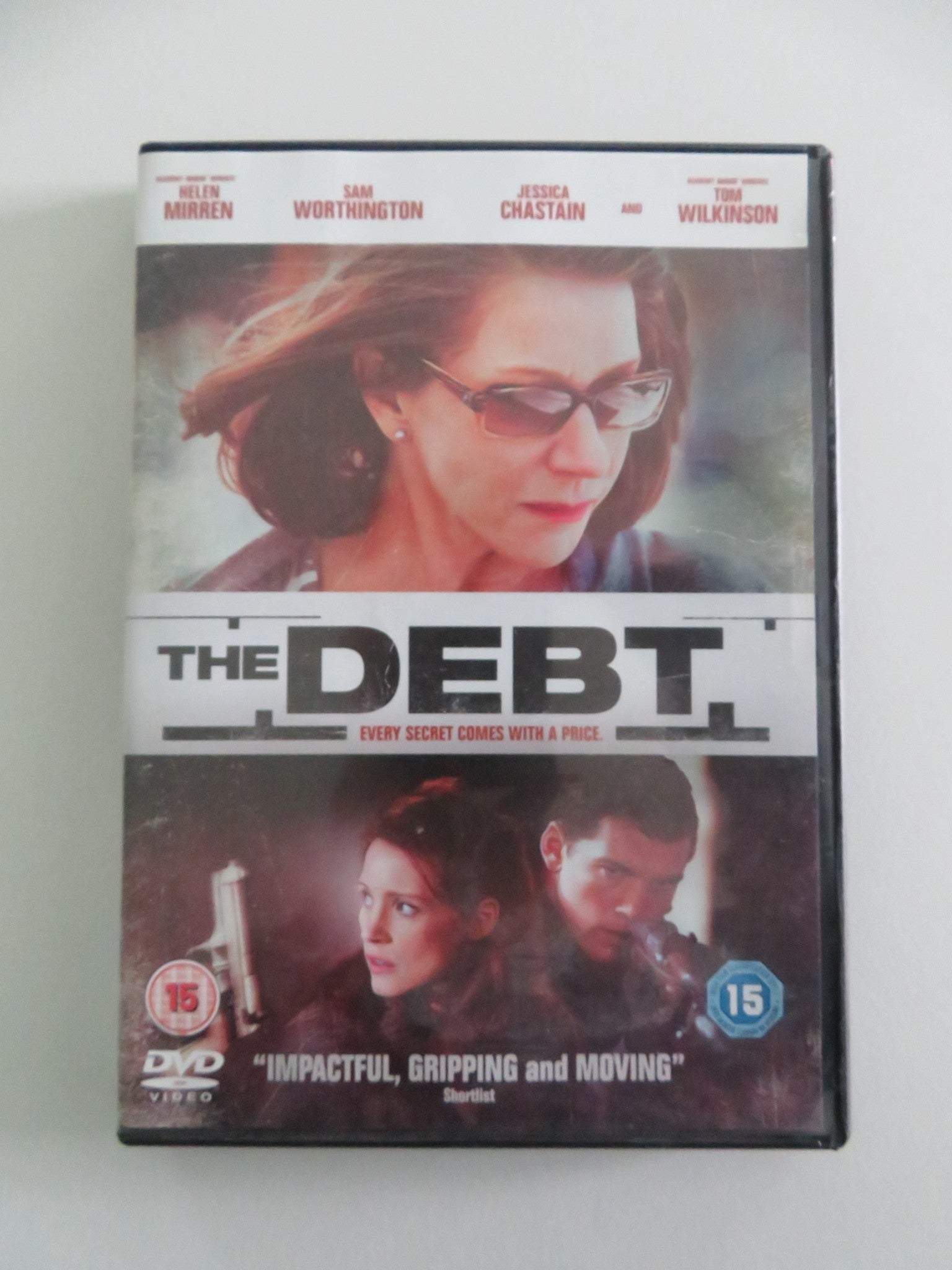 The Debt (DVD) Helen Mirren Sam Worthington 2010 Region 2, 4, 5 Movie posters