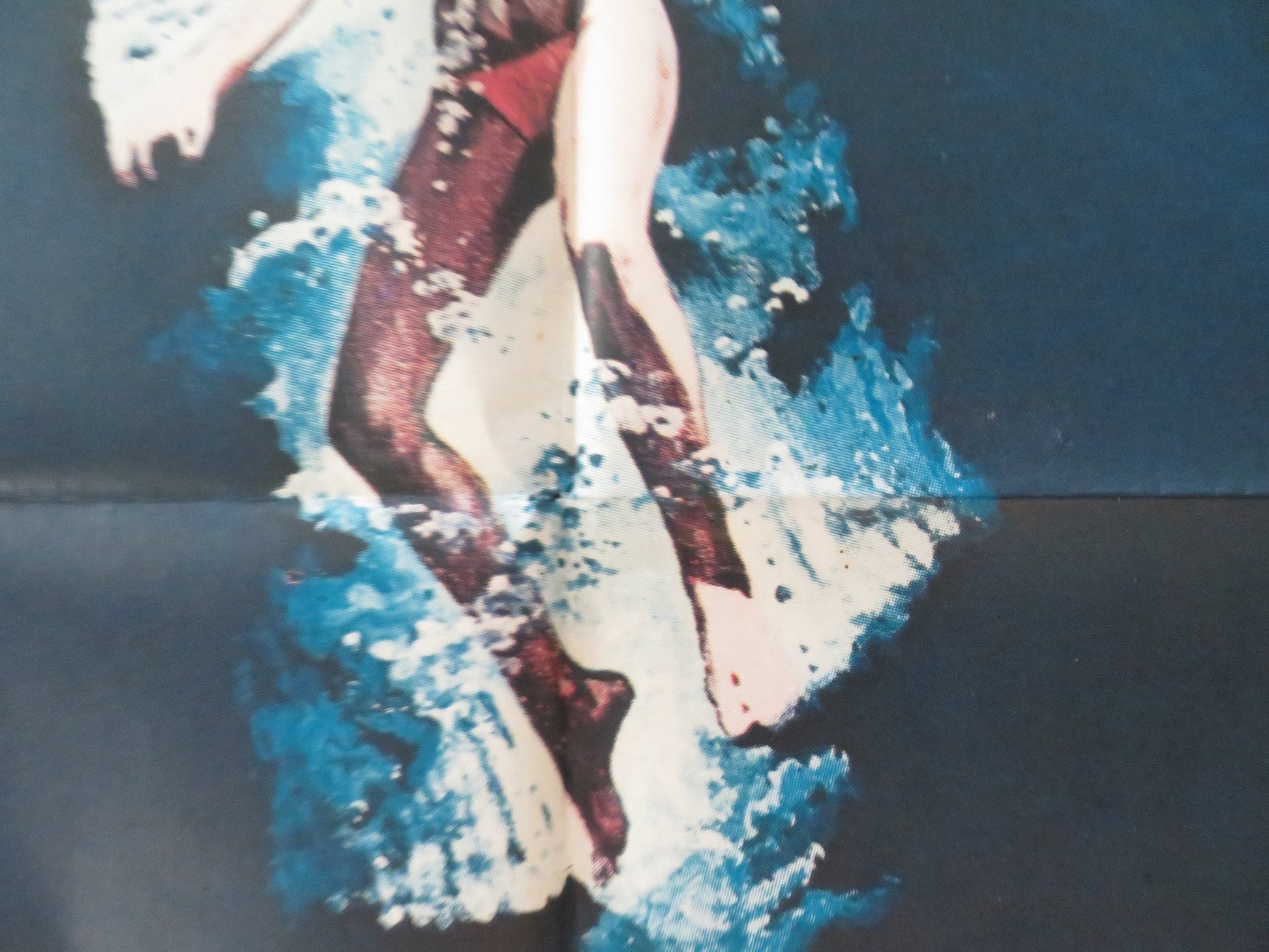 THE DEEP ITALIAN 2 FOGLIO POSTER JACQUELINE BISSET ROBERT SHAW 1977 Rendezvous Cinema Movie posters