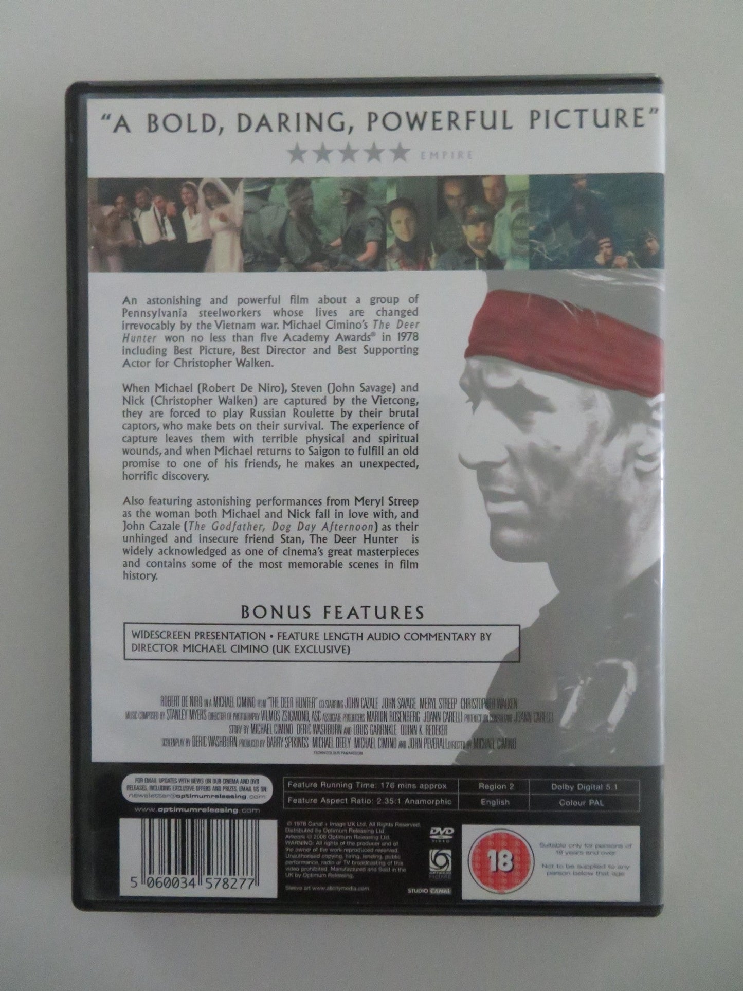 THE DEER HUNTER - B (DVD) ROBERT DENIRO CHRISTOPHER WALKEN 1978 REGION 2 Movie posters