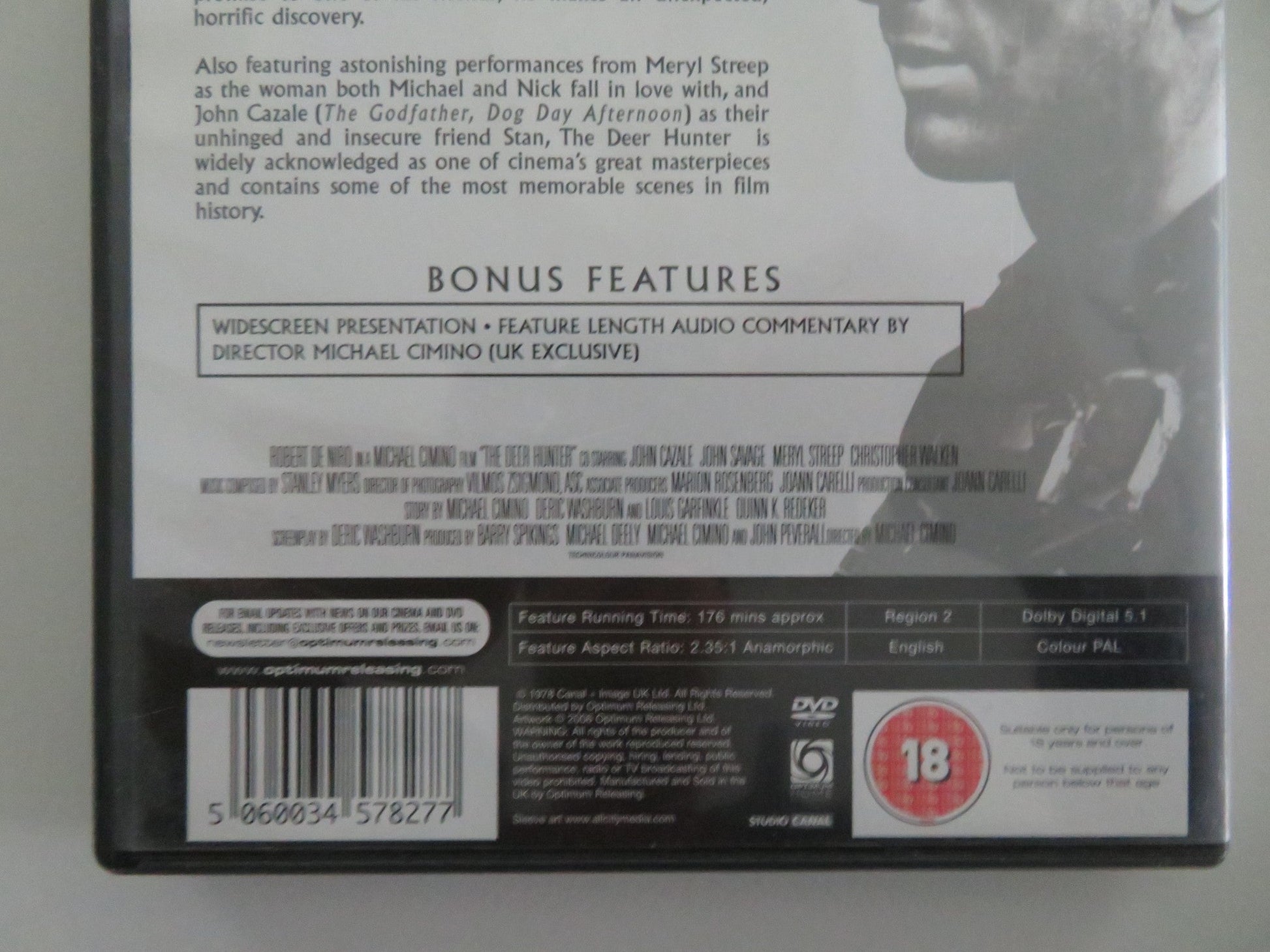 THE DEER HUNTER - B (DVD) ROBERT DENIRO CHRISTOPHER WALKEN 1978 REGION 2 Movie posters