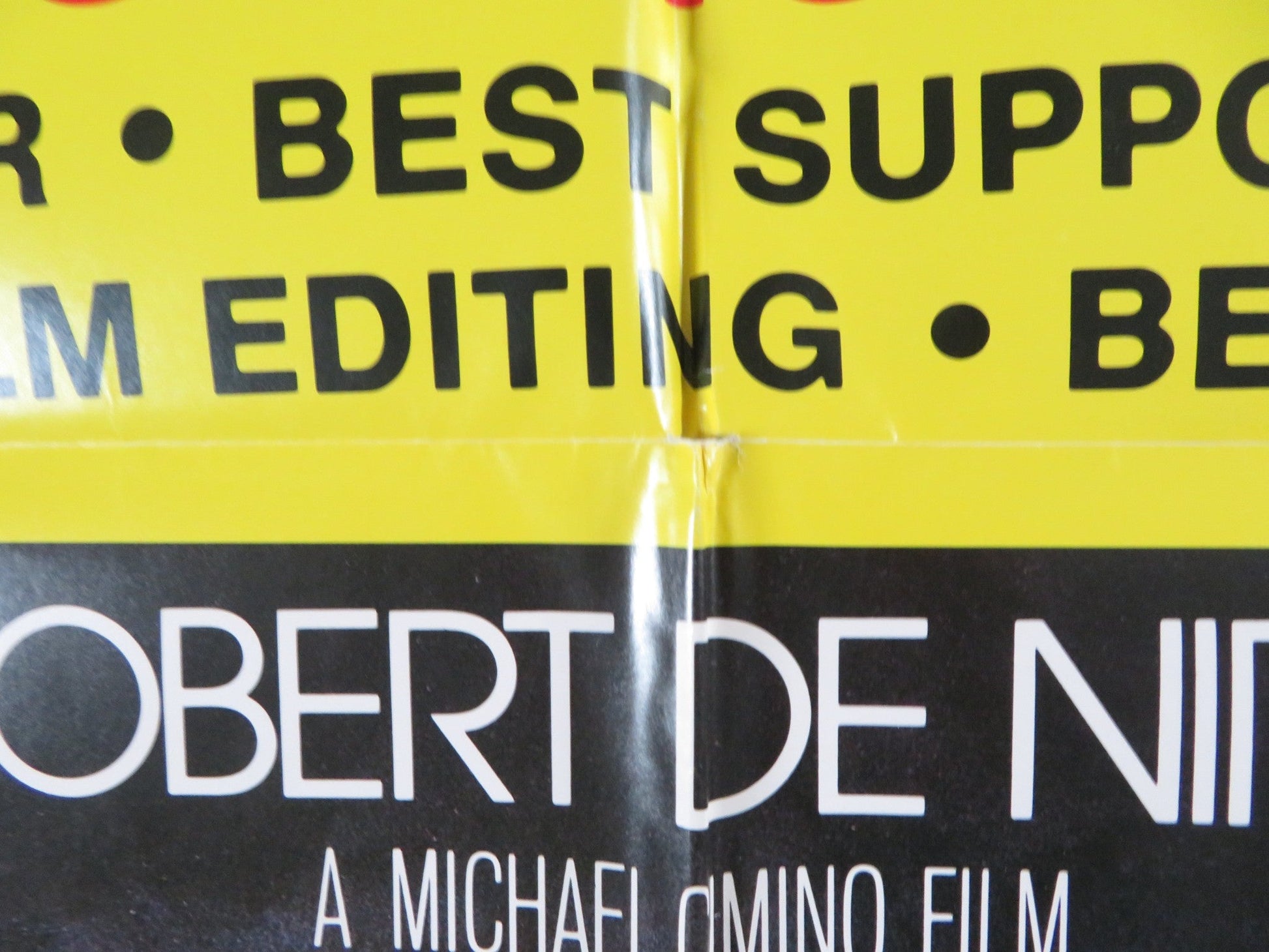 THE DEER HUNTER FOLDED US ONE SHEET POSTER ROBERT DE NIRO C. WALKEN 1978 Rendezvous Cinema Movie posters