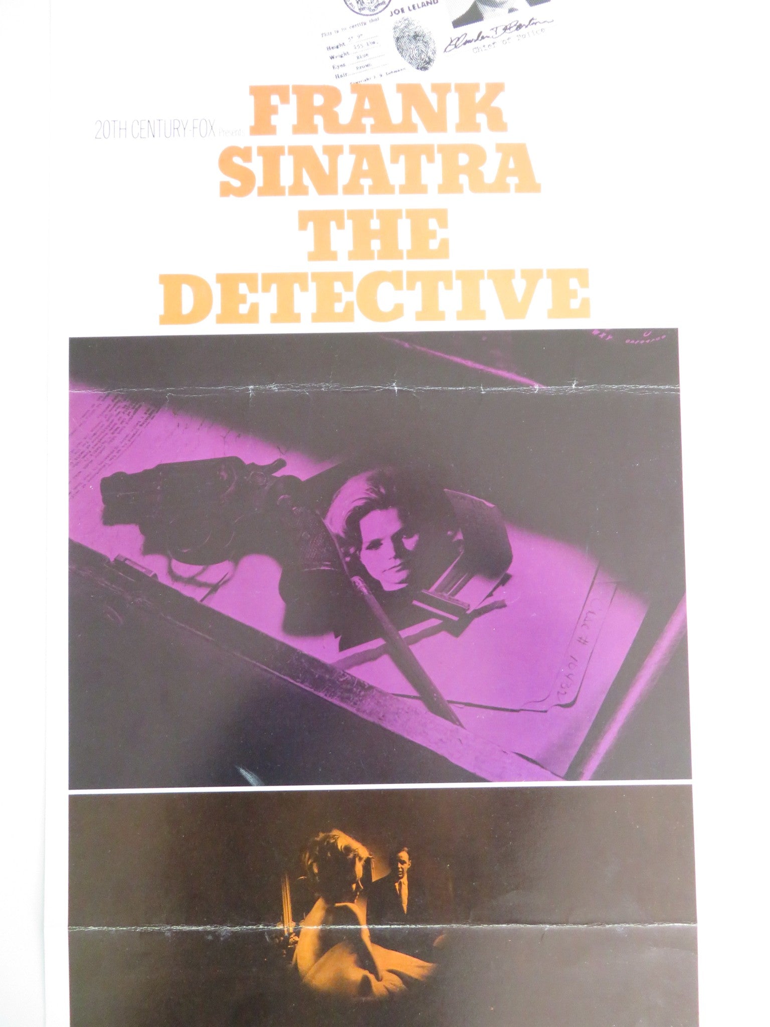 THE DETECTIVE US INSERT POSTER FRANK SINATRA LEE REMICK 1968 Rendezvous Cinema Movie posters