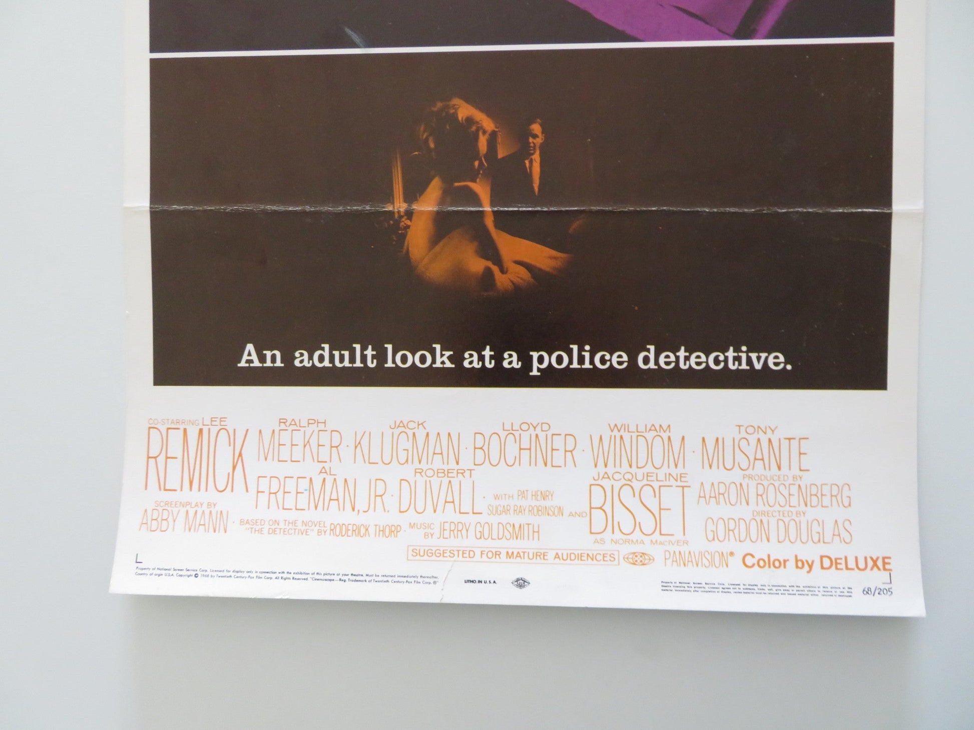 THE DETECTIVE US INSERT POSTER FRANK SINATRA LEE REMICK 1968 Rendezvous Cinema Movie posters