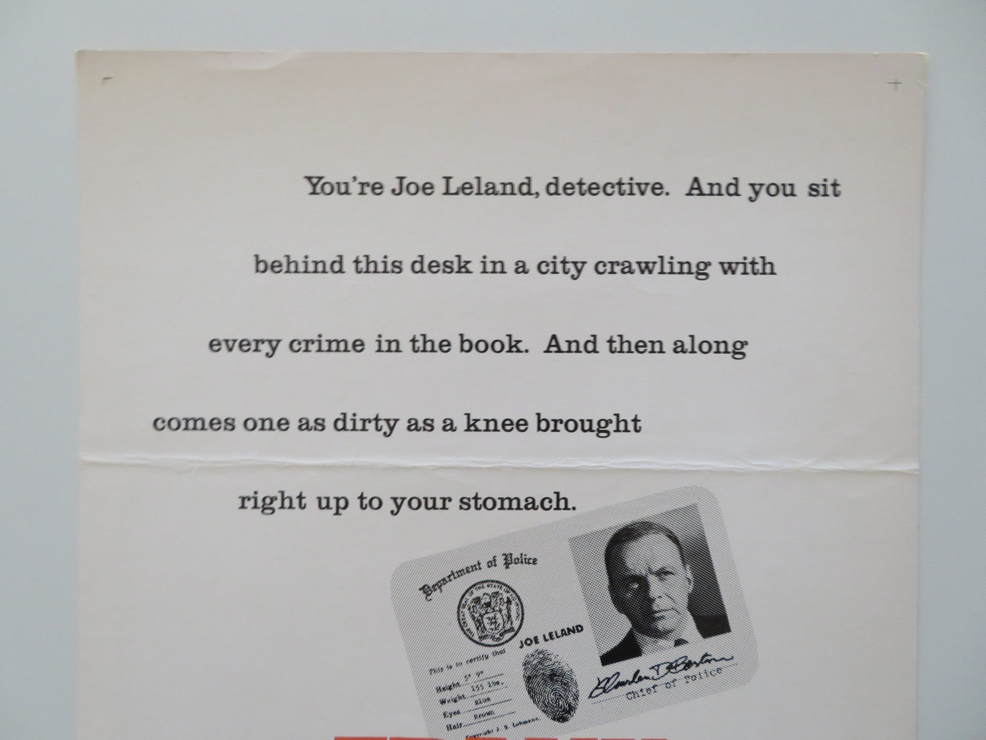 THE DETECTIVE US INSERT POSTER FRANK SINATRA LEE REMICK 1968 Rendezvous Cinema Movie posters