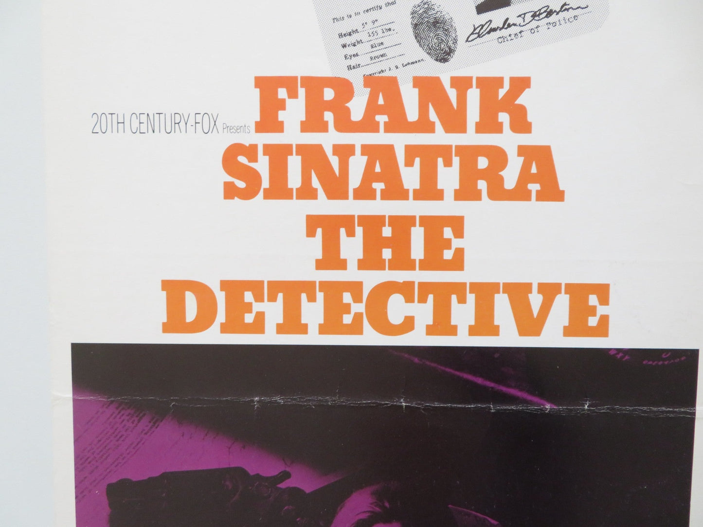 THE DETECTIVE US INSERT POSTER FRANK SINATRA LEE REMICK 1968 Rendezvous Cinema Movie posters