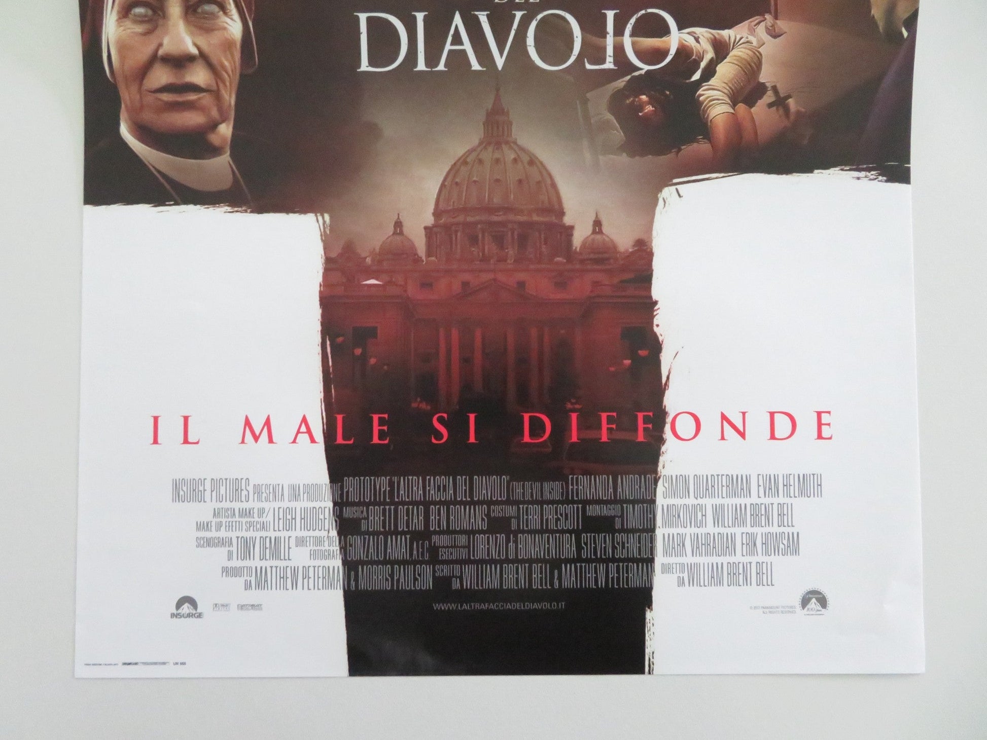 The Devil Inside Italian Locandina Poster Fernanda Andrade Simon Quarterman 2012 Movie posters