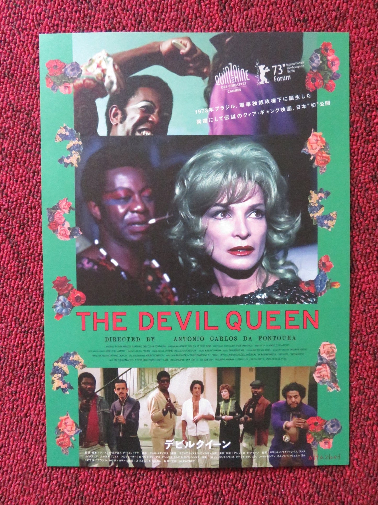 THE DEVIL QUEEN JAPANESE CHIRASHI (B5) POSTER MILTON GONCALVES ODETE LARA R2023 Rendezvous Cinema Movie posters