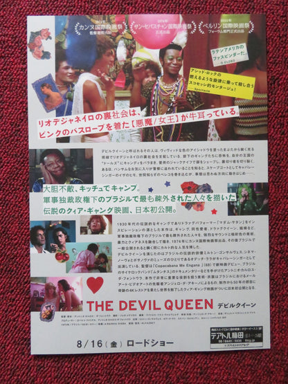 THE DEVIL QUEEN JAPANESE CHIRASHI (B5) POSTER MILTON GONCALVES ODETE LARA R2023 Rendezvous Cinema Movie posters