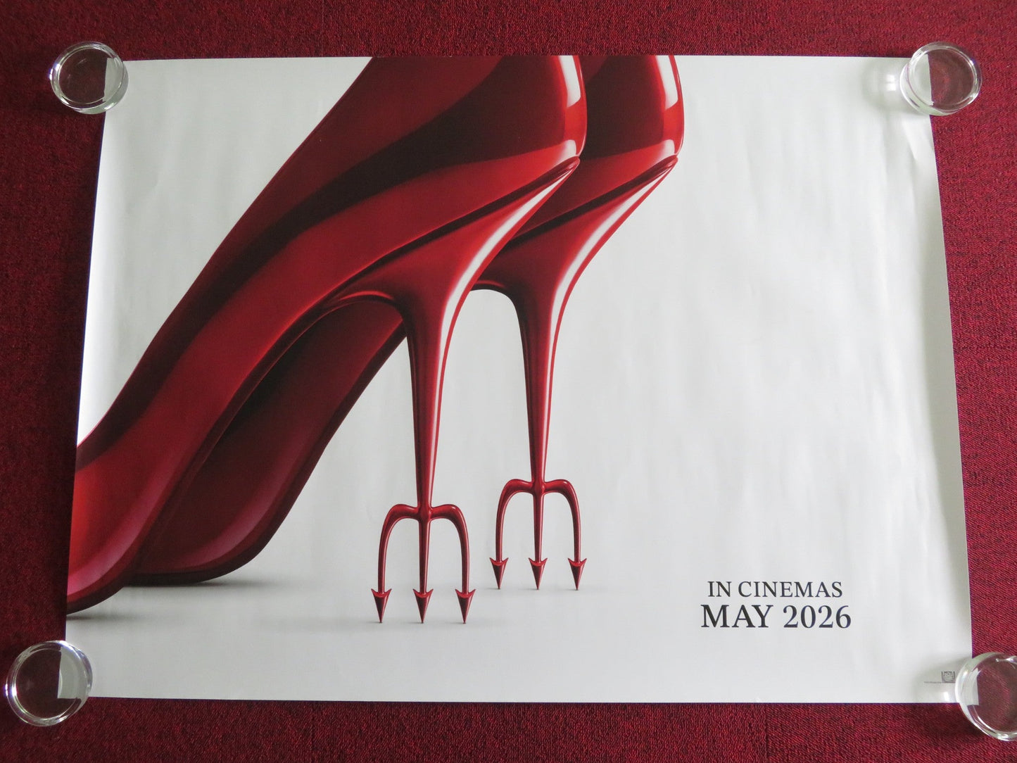 The Devil Wears Prada 2 UK Quad Rolled Poster Meryl Streep Emily Blunt 2026 Movie posters