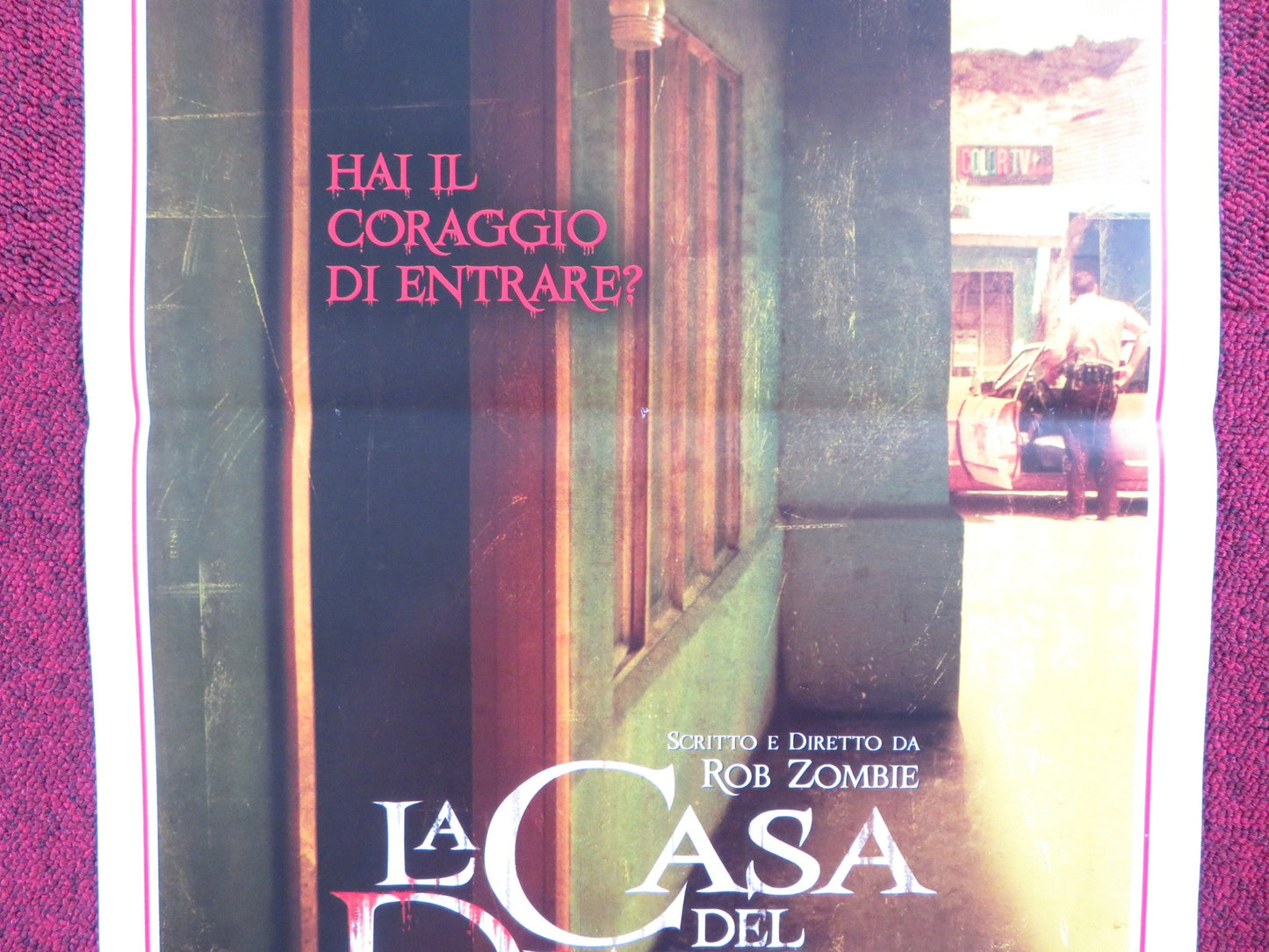 THE DEVIL'S REJECTS ITALIAN LOCANDINA POSTER SIG HAIG 2006 Rendezvous Cinema Movie posters