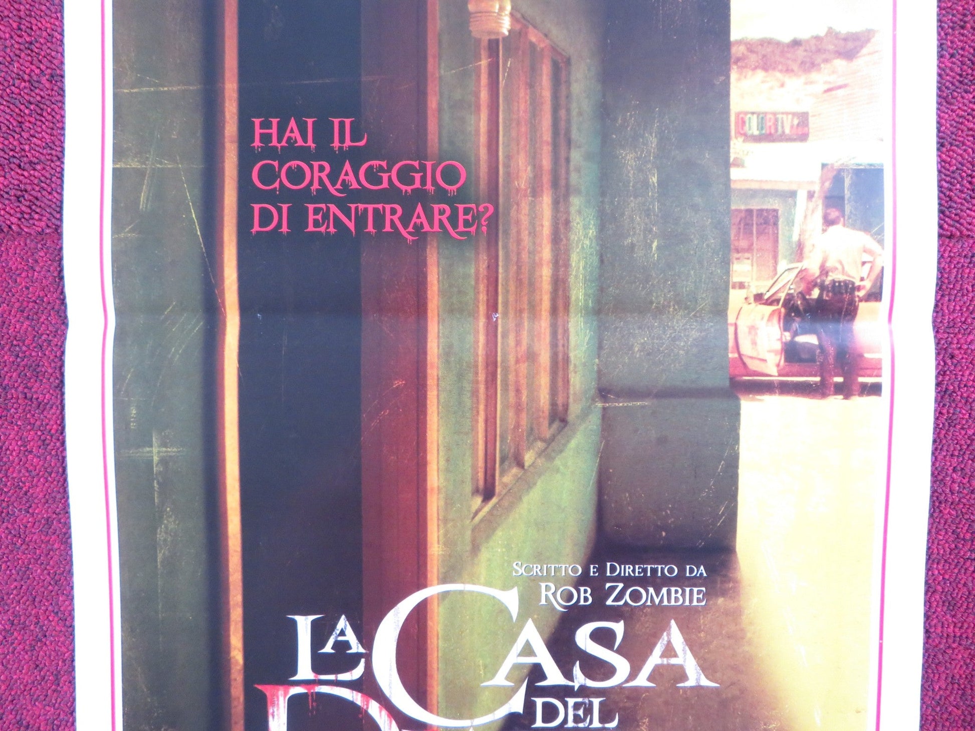 THE DEVIL'S REJECTS ITALIAN LOCANDINA POSTER SIG HAIG 2006 Rendezvous Cinema Movie posters