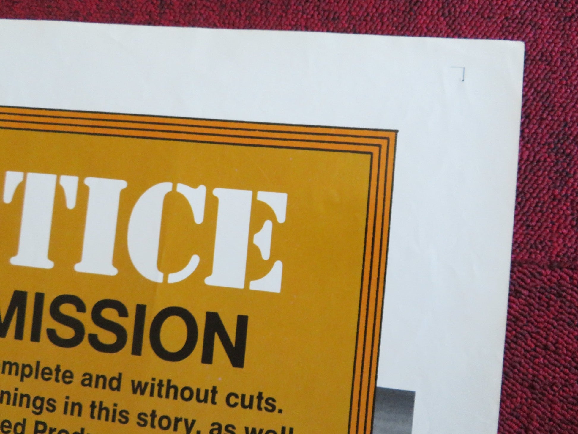 THE DIRTIEST GIRL I EVER MET FOLDED US ONE SHEET POSTER ROBIN ASKWITH 1970 Rendezvous Cinema Movie posters