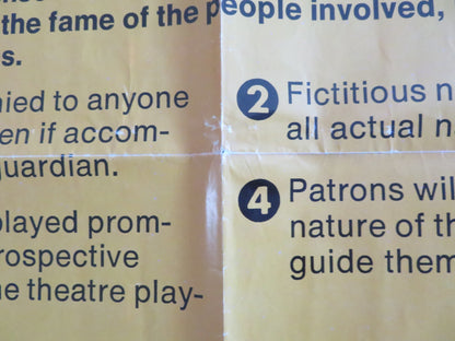 THE DIRTIEST GIRL I EVER MET FOLDED US ONE SHEET POSTER ROBIN ASKWITH 1970 Rendezvous Cinema Movie posters