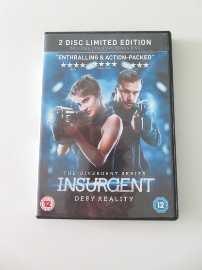 The Divergent Series: Insurgent (DVD) Shailene Woodley Theo James 2015 Region 2 Movie posters
