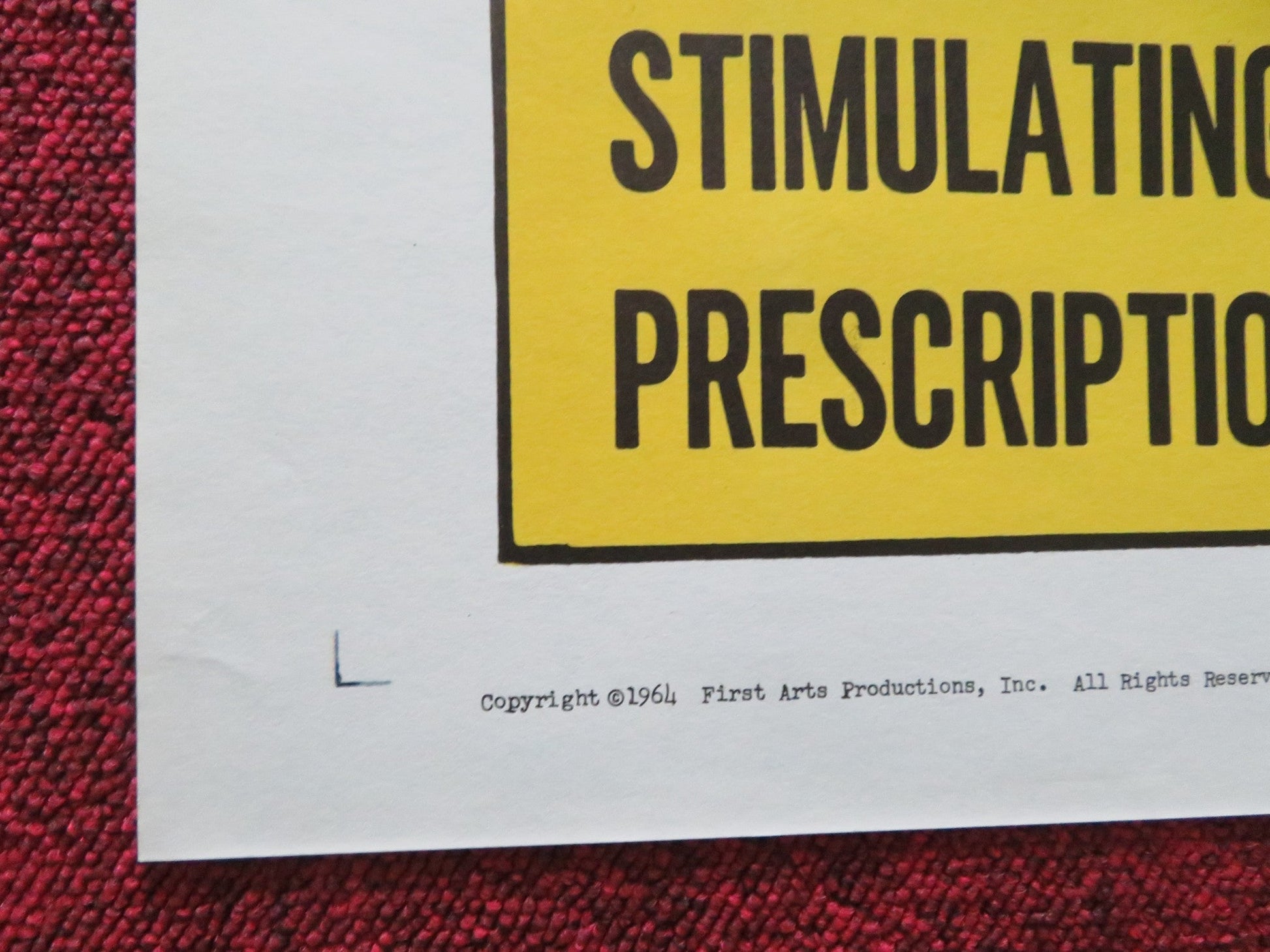 THE DOCTOR AND THE PLAYGIRL FOLDED US ONE SHEET POSTER HUTCHISON 1964 Rendezvous Cinema Movie posters