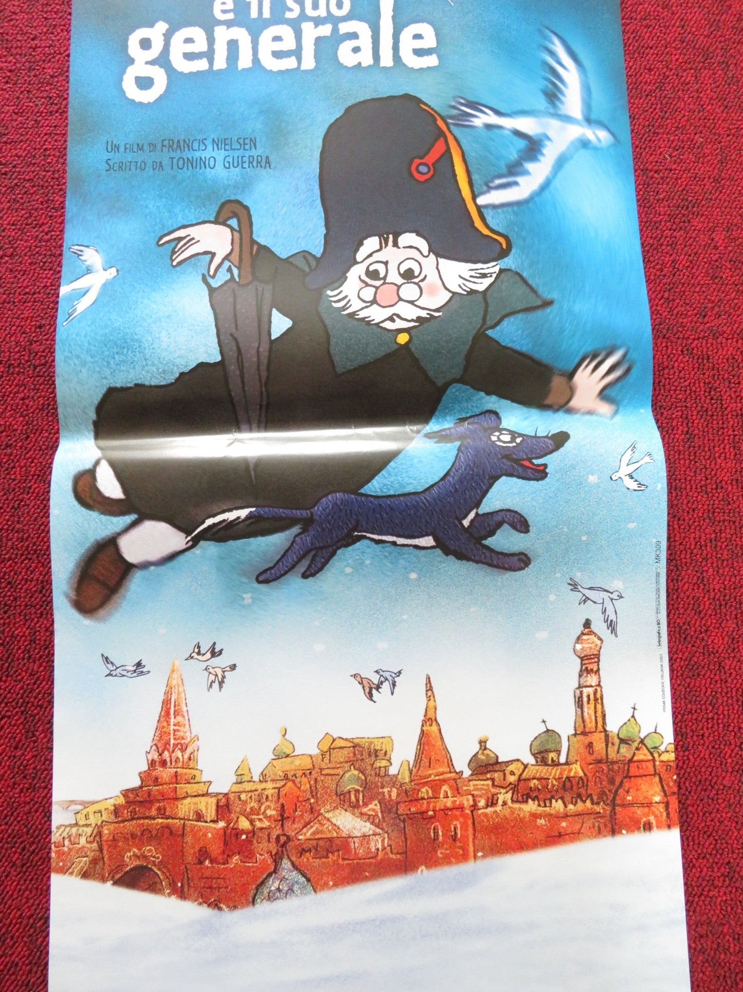 THE DOG, THE GENERAL, AND THE BIRDS ITALIAN LOCANDINA POSTER MICHEL ELIAS 2003 Rendezvous Cinema Movie posters