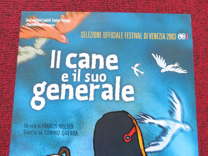 THE DOG, THE GENERAL, AND THE BIRDS ITALIAN LOCANDINA POSTER MICHEL ELIAS 2003 Rendezvous Cinema Movie posters