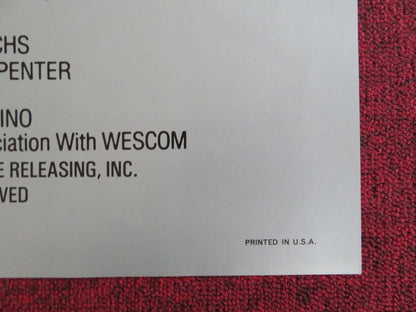 THE DORM THAT DRIPPED BLOOD / PRANKS - C FOLDED US ONE SHEET POSTER LAPINSKI 1983 Rendezvous Cinema Movie posters