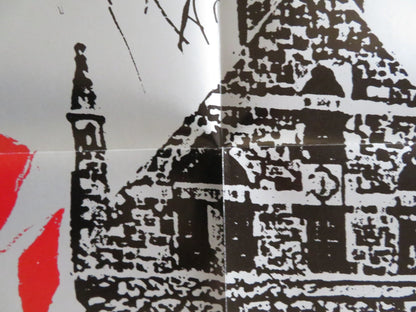 THE DORM THAT DRIPPED BLOOD / PRANKS - C FOLDED US ONE SHEET POSTER LAPINSKI 1983 Rendezvous Cinema Movie posters