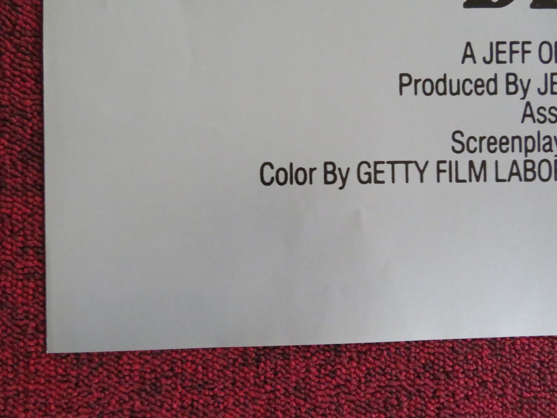 THE DORM THAT DRIPPED BLOOD / PRANKS - C FOLDED US ONE SHEET POSTER LAPINSKI 1983 Rendezvous Cinema Movie posters