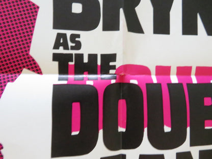 THE DOUBLE MAN FOLDED US ONE SHEET POSTER YUL BRYNNER BRITT EKLAND 1967 Movie posters