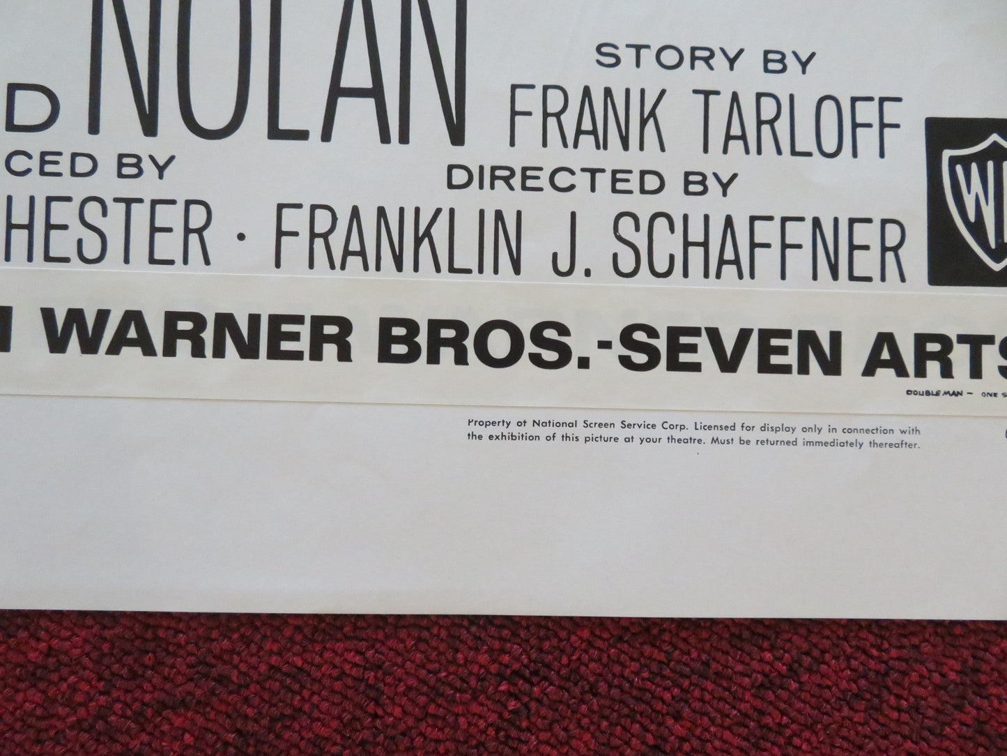 THE DOUBLE MAN FOLDED US ONE SHEET POSTER YUL BRYNNER BRITT EKLAND 1967 Movie posters